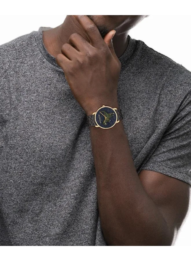 Coach  Elliot Analogue Movement Watch with PVC Strap - 14602672 for Men | Best Price UAE